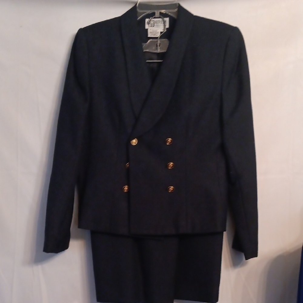 Atrium collection blue women's suit set size 6